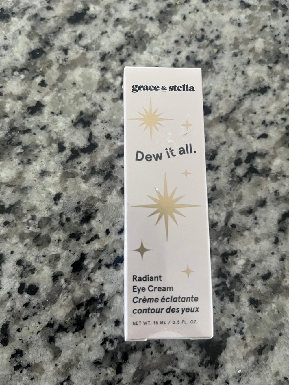 grace & stella Radiant Eye Cream - White & Gold Box